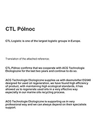 CTL Logistics References Translation